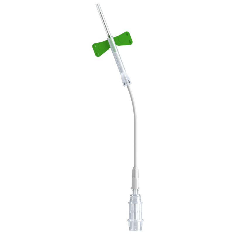 Flügelkanülen zur Blutentnahme Sangocan® 21G grün 100 mm security